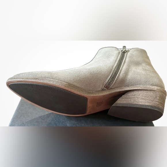 Frye Shoes - LIKE NEW Frye Taupe Suede Ankle Booties